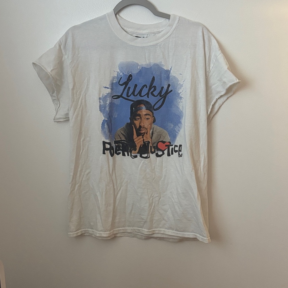Lucky White Graphic Tee